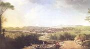 Thomas Patch A distant View of Florence (mk25) USA oil painting artist